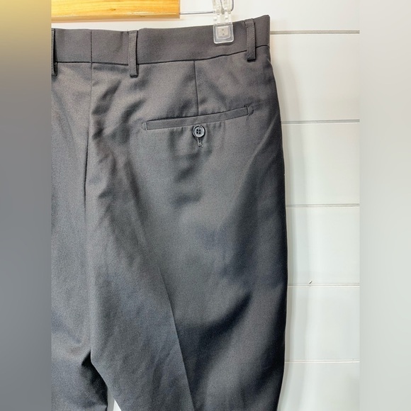 Vinci New York Mens Flat Front Adjustable Dress Pants Size 32x32 Silicone Band - Picture 3 of 11
